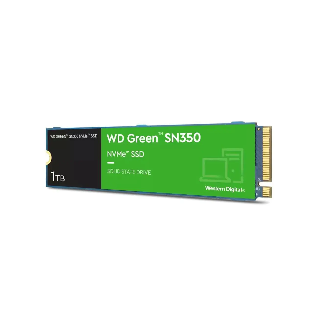 WESTERN DIGITAL Green SN350 NVMe SSD 1TB M.2 2280 PCIe Gen3 8Gb/s WDS100T3G0C