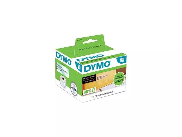 DYMO Transparent Address Labels 89mm x 36mm / 1 x 260 pcs 99013 S0722410