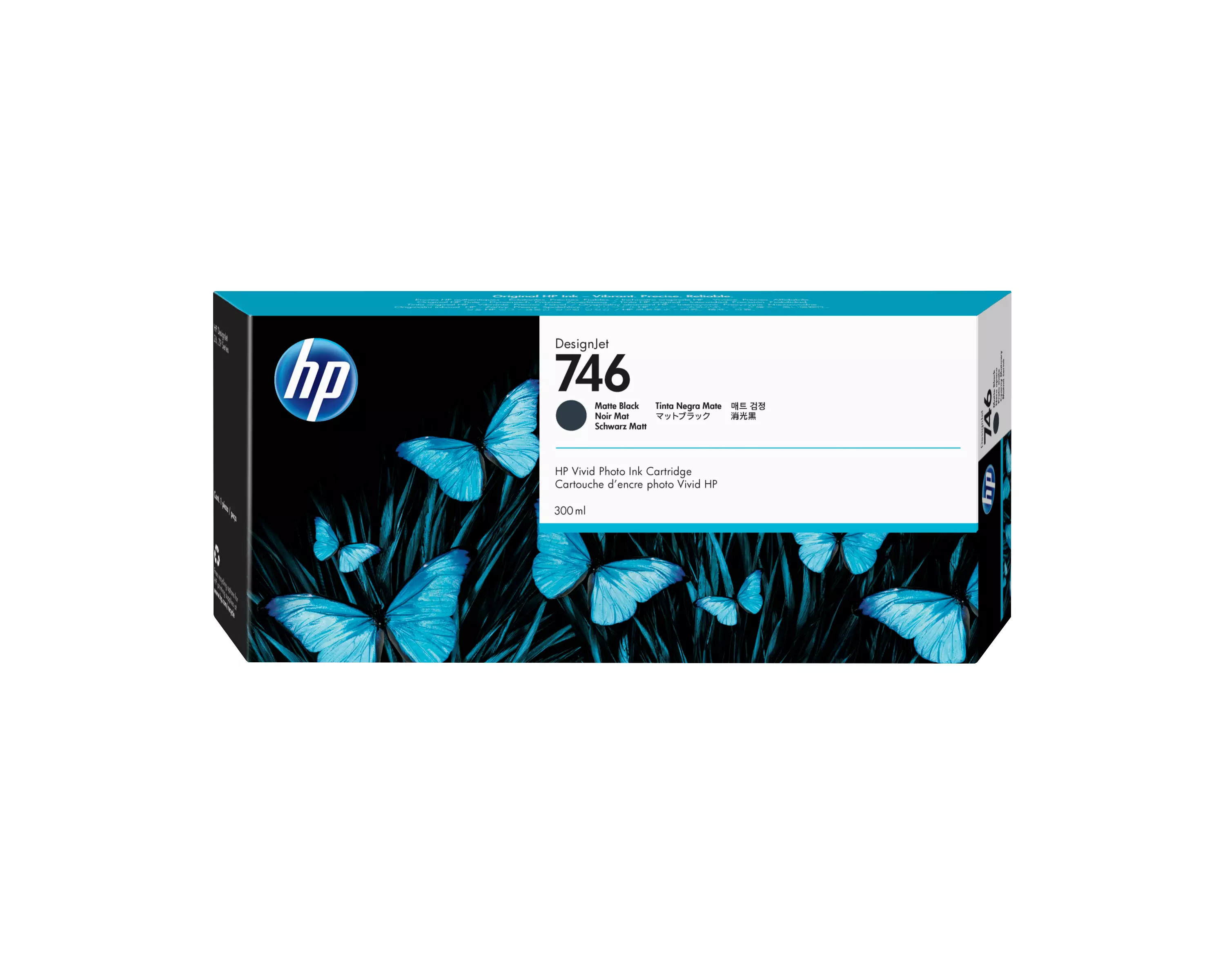 HP 746 300-ml Matte Black Ink Cartridge P2V83A