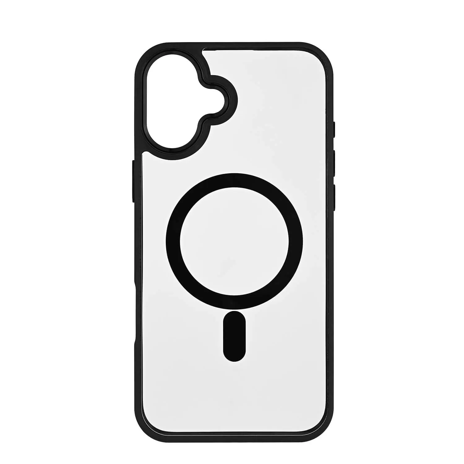 ONSALA Back Bumper Clear Case MagSerie iPhone 16 Plus Clear Case Black 588673