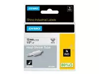 DYMO RHINOPRO 1/2IN WHT HEAT SHRINK TUBES 18055