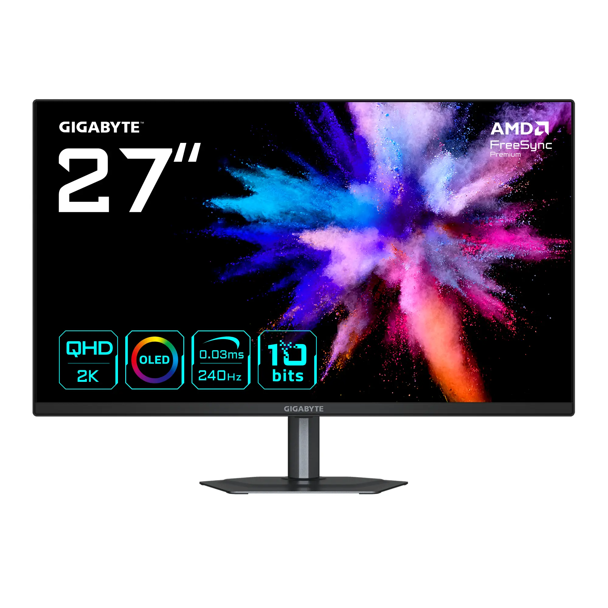 GIGABYTE (27") Oled 2K Qhd Gaming GO27Q24