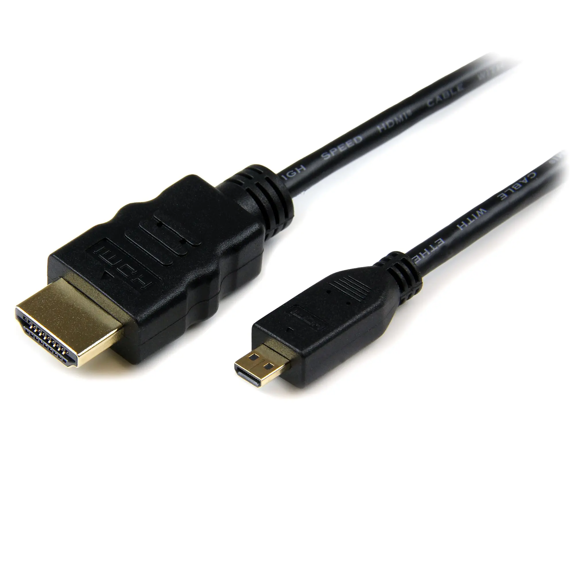 STARTECH 1M HIGH SPEED HDMI CABLE WITH ETHERNET HDMI TO HDMI MICRO CABL HDADMM1M