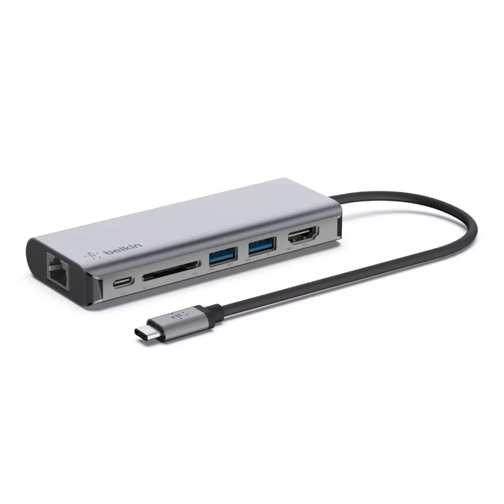 BELKIN USB C 6IN1 MULTIPORT HUB PERP AVC008BTSGY