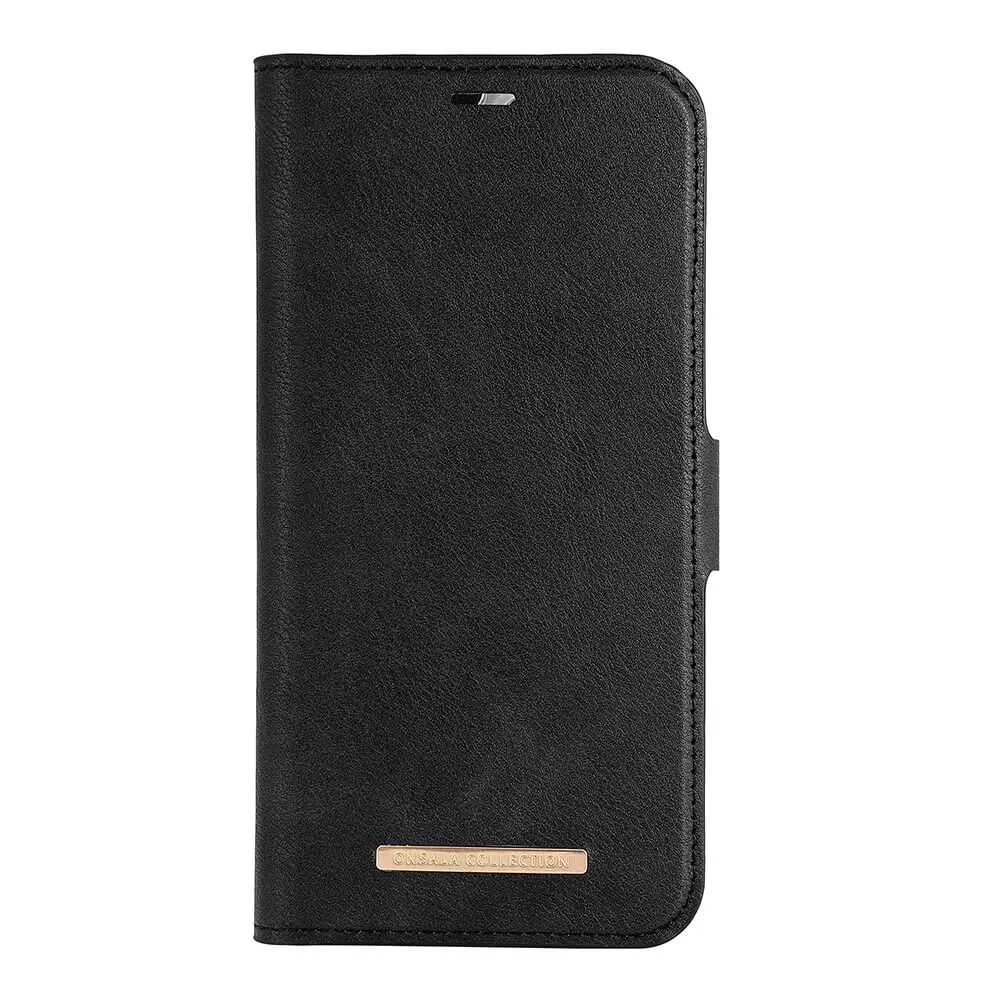 ONSALA Eco Wallet 2 card Recycled MagSerie iPhone 15 Pro Black 577201