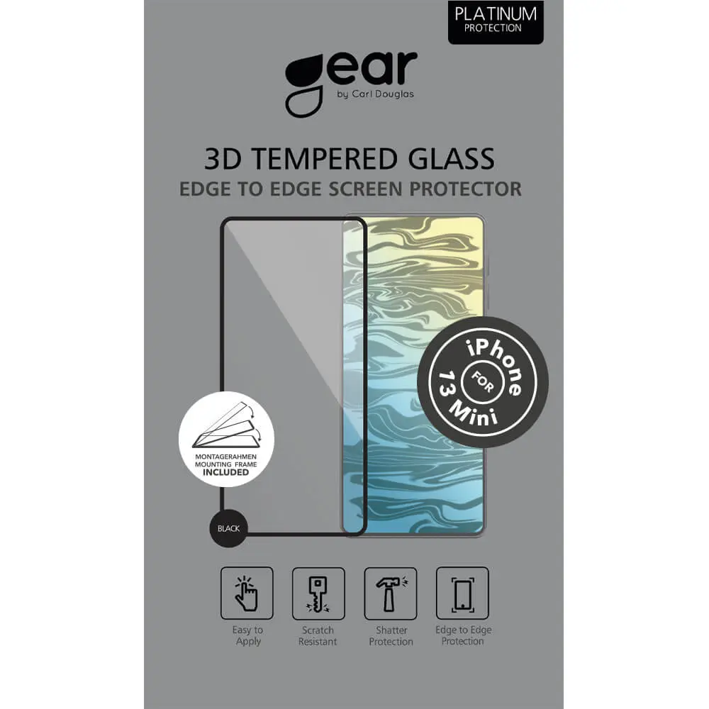 GEAR Glass Prot. Flat Case Friendly 2.5D GOLD iPhone Xs Max/11 Pro Max 661111