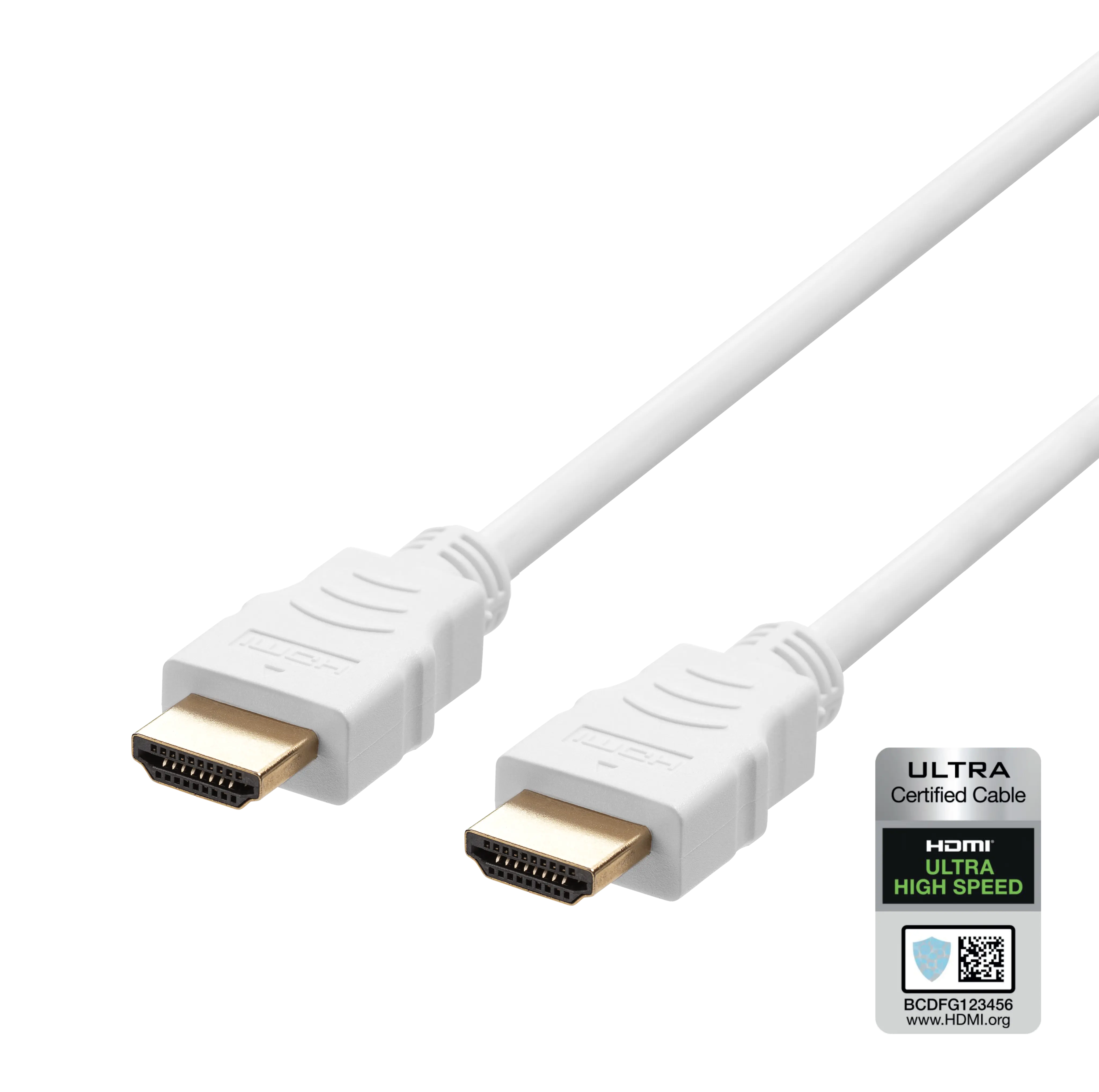 DELTACO ULTRA High Speed HDMI cable, 48Gbps, 3m, white HU-30A