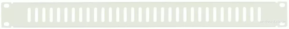 LANVIEW 1U 19" SCREW TYPE, VENTED RAB200WH