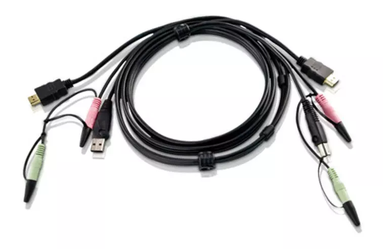 ATEN KVM cable 2L-7D02UH HDMI - USB - Audio, 1,8m 2L-7D02UH