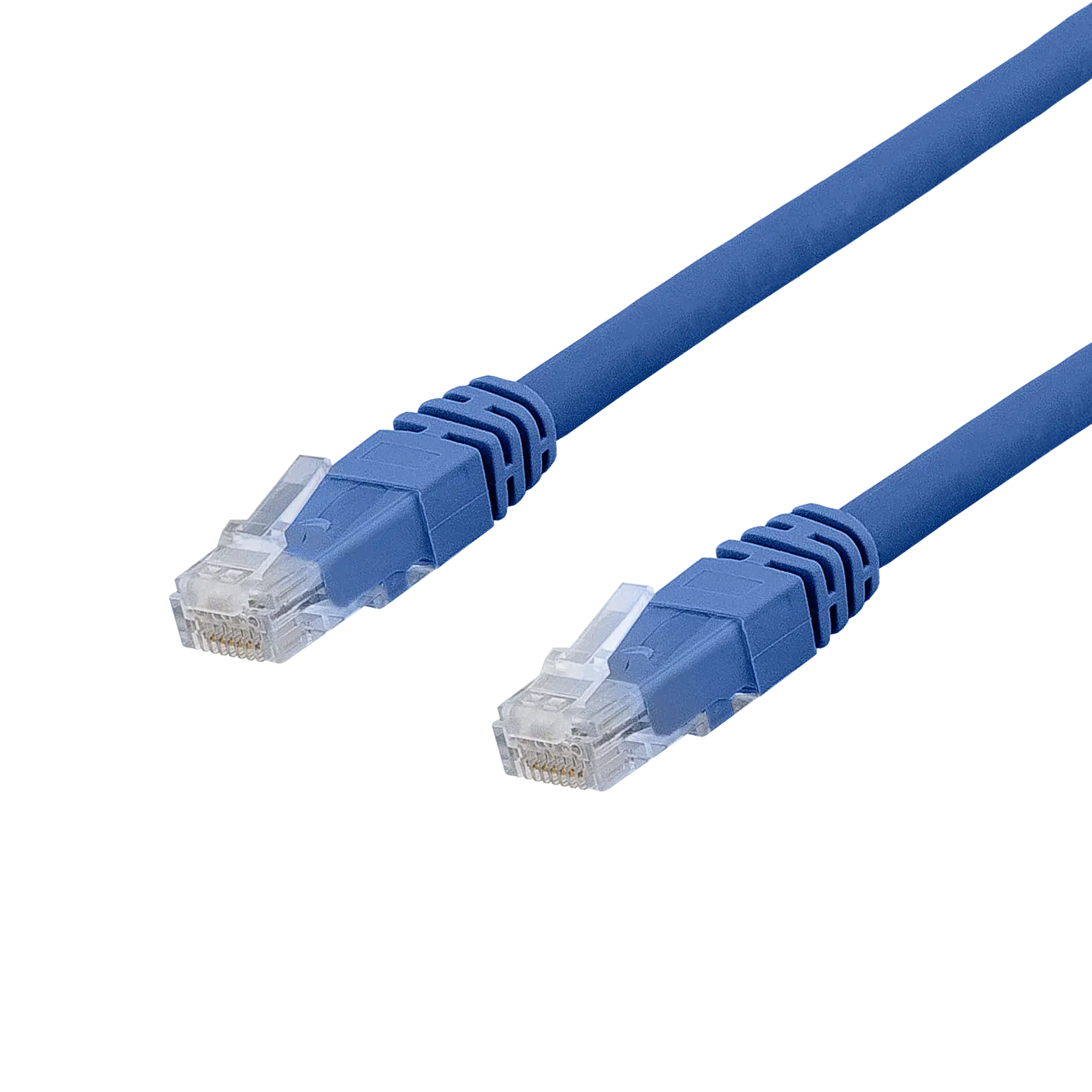DELTACO U / UTP Cat6a patch cable, LSZH, 10m, Blue TP-610BAU