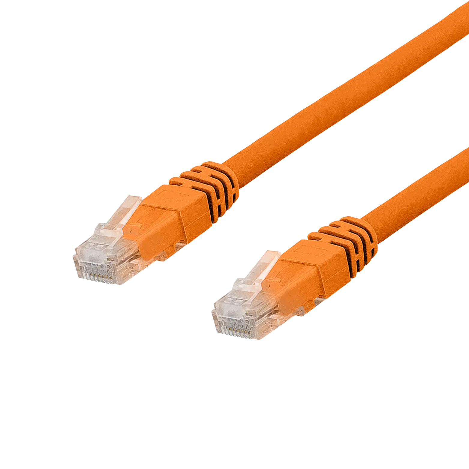 DELTACO U / UTP Cat6a patch cable, LSZH, 2m, Orange TP-62ORAU