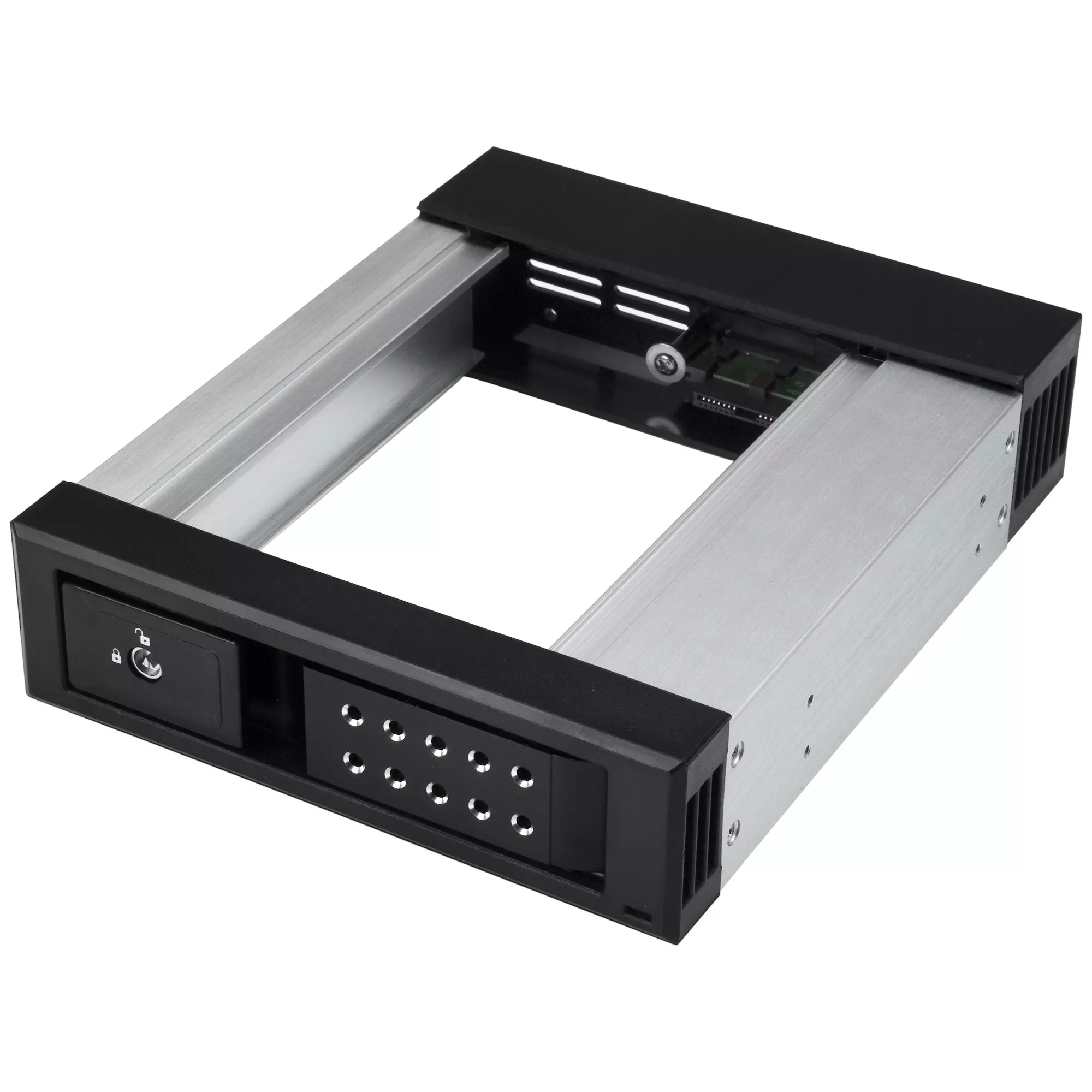 STARTECH 5.25 TO 3.5 HARD DRIVE HOT SWAP BAY - FOR 3.5I SATA/SAS TRAYLESS ACCS HSB1SATSASBA