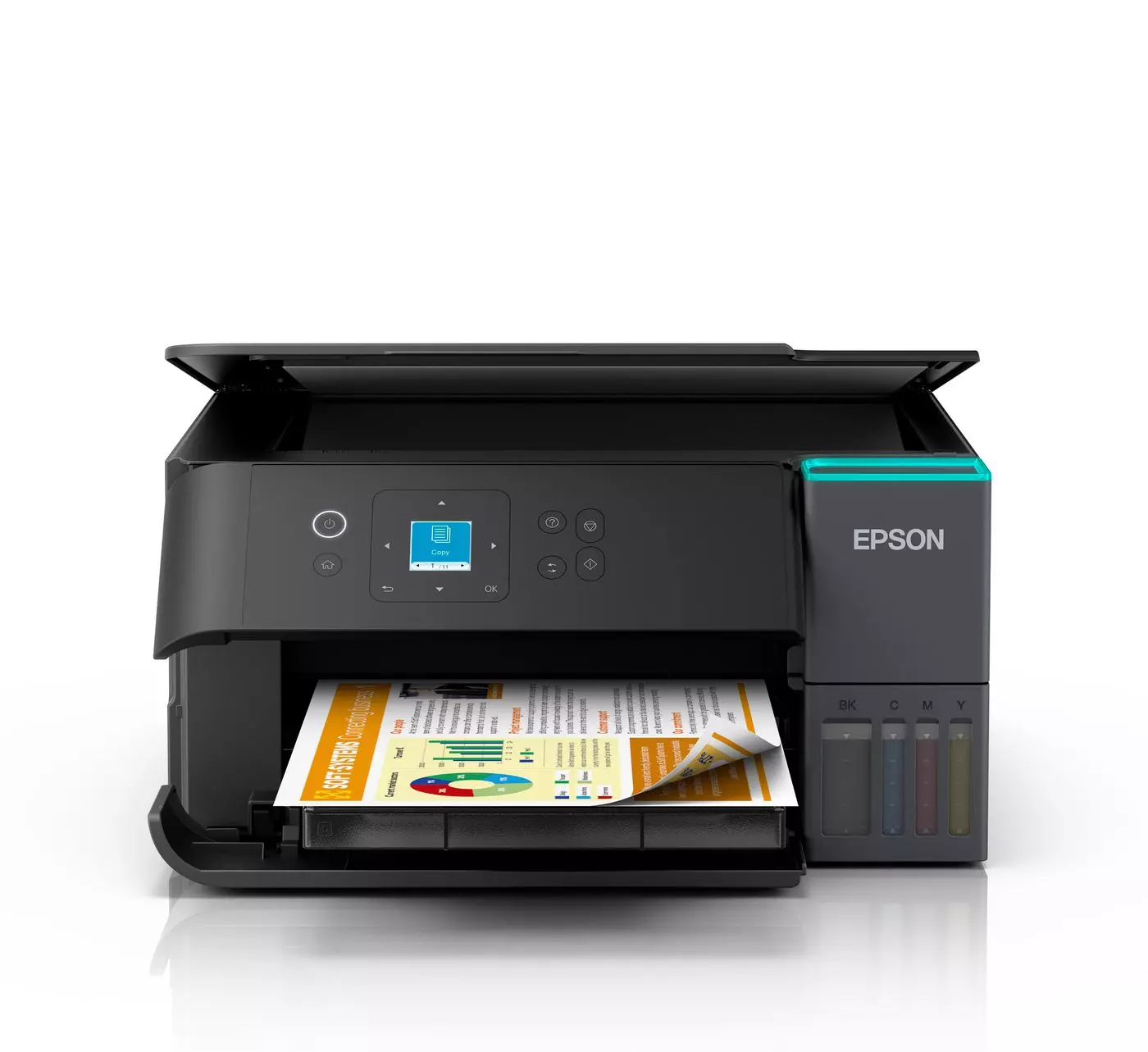 EPSON EcoTank ET-2950 Inkjet MFP A4 15ppm ISO USB WLAN Wi-Fi C11CL41404