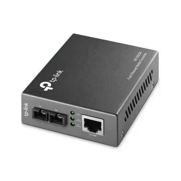 TP-LINK NETWORK MC100CM FAST ETHERNET MEDIA CONVERTER 10 100M 2KM RETAIL MC100CM