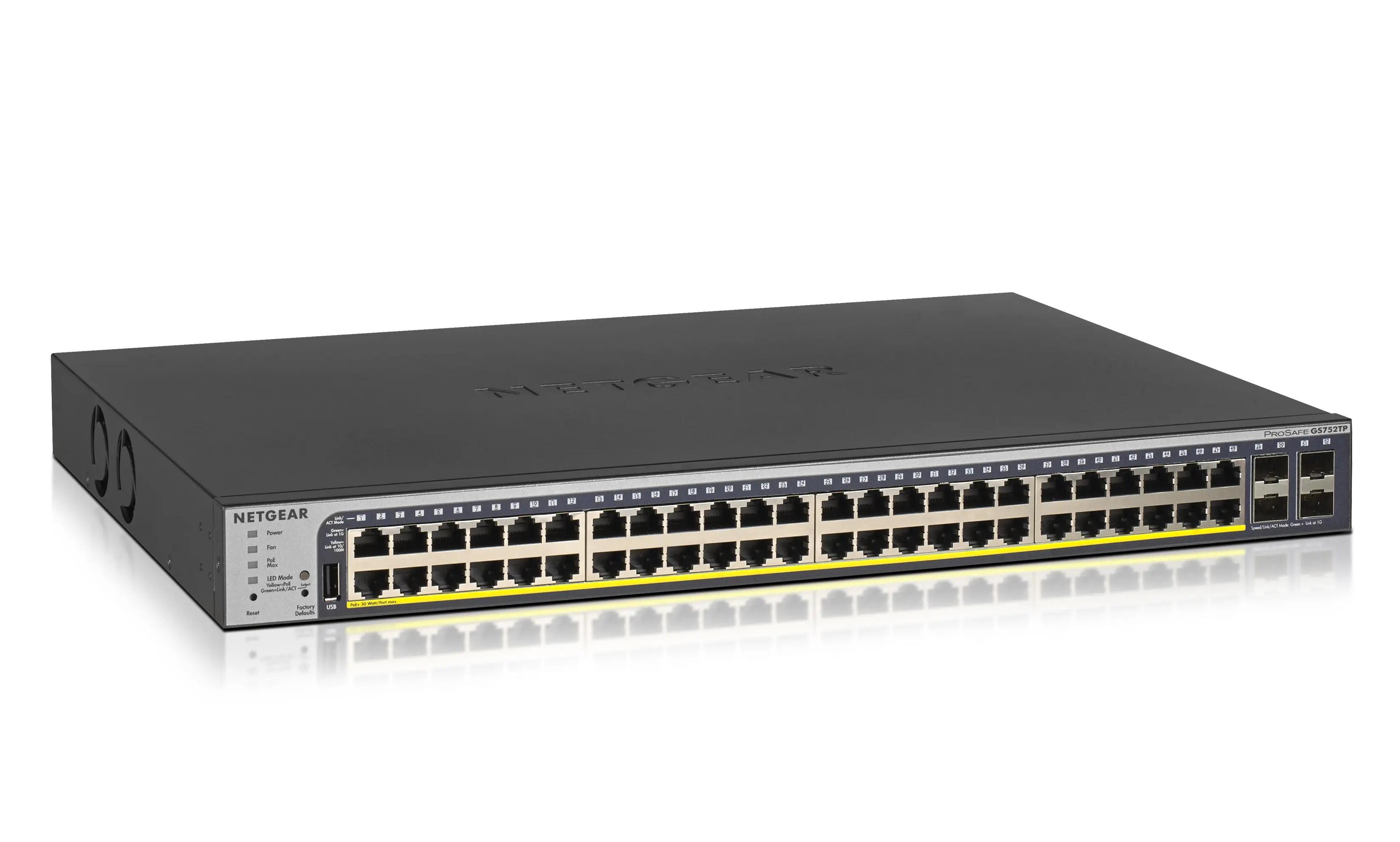 NETGEAR 52PT GE POE+ SMART SWITCH . CPNT GS752TP-300EUS