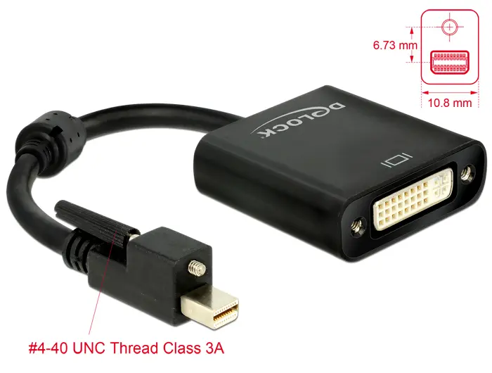 DELOCK mini DP - DVI 4K 62639