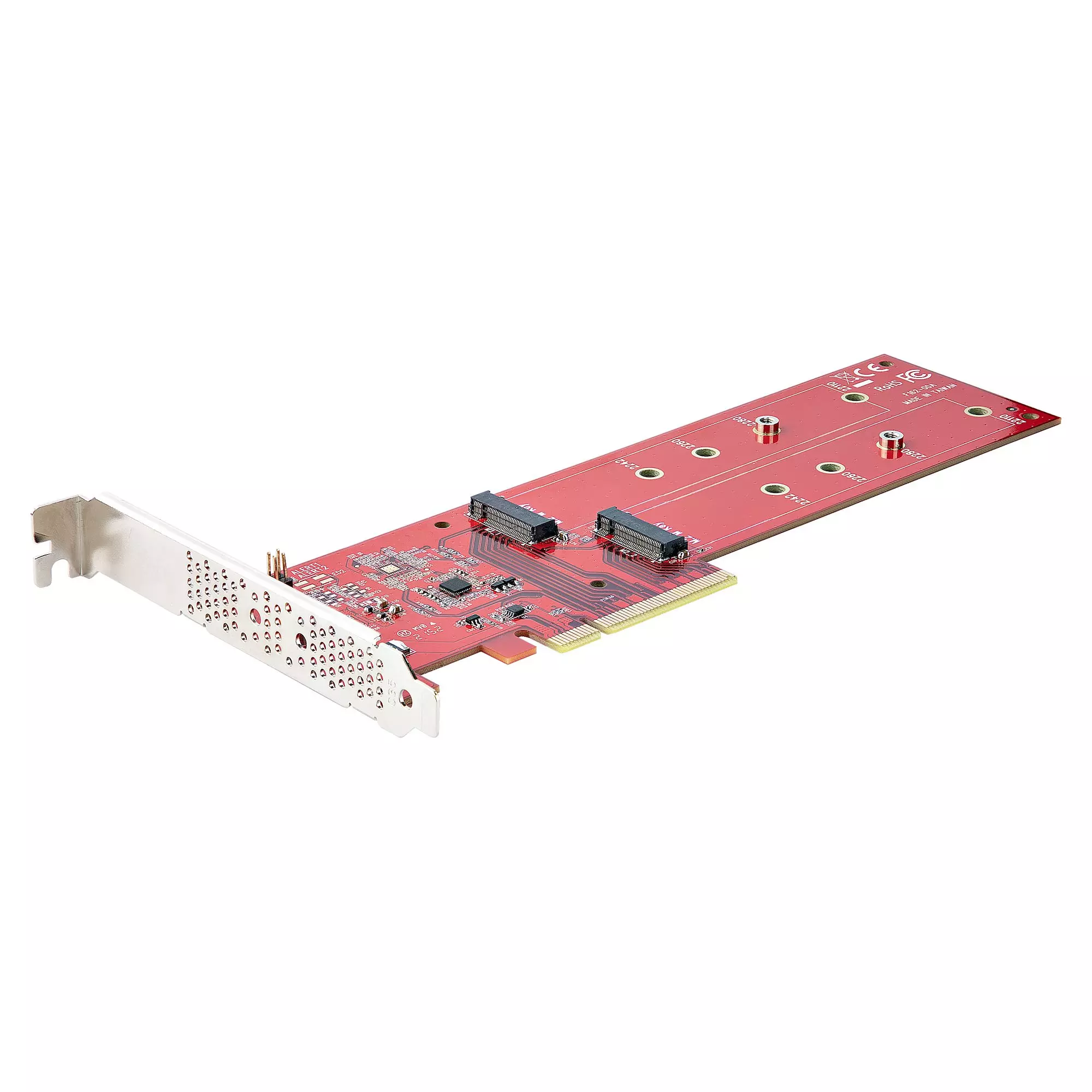 STARTECH PCIE M.2 ADAPTER - PCIE X8X16 TO DUAL NVME M.2 SSD CPNT DUAL-M2-PCIE-CARD-B