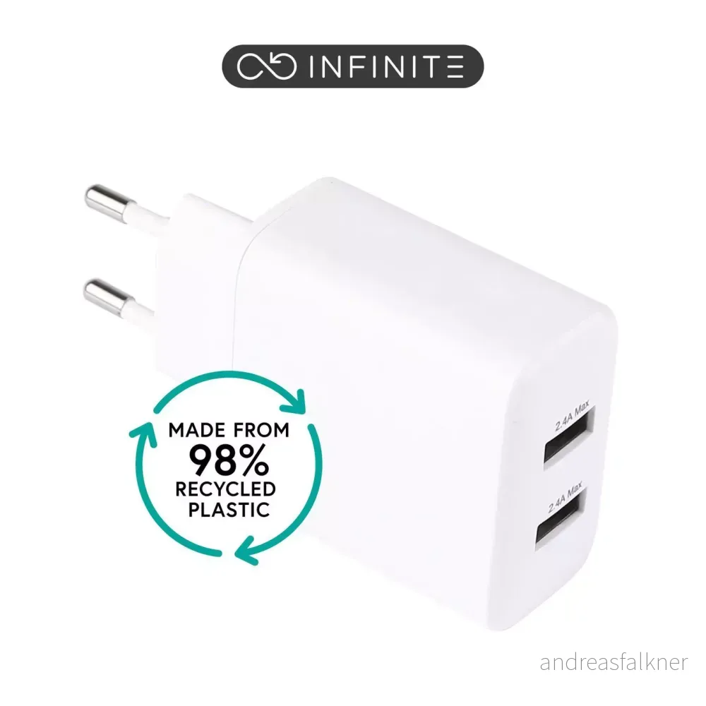 eSTUFF INFINITE USB-A Charger EU ES637005-BULK