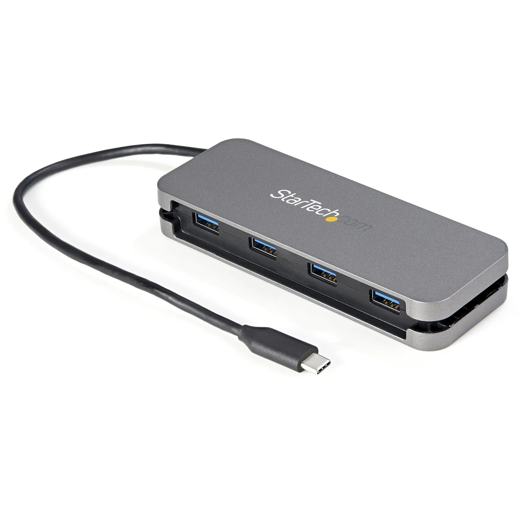 STARTECH 4 PORT USB-C HUB - 4X USB TYPE A (5GBPS USB 3.0) - 11IN CABLE PERP HB30CM4AB