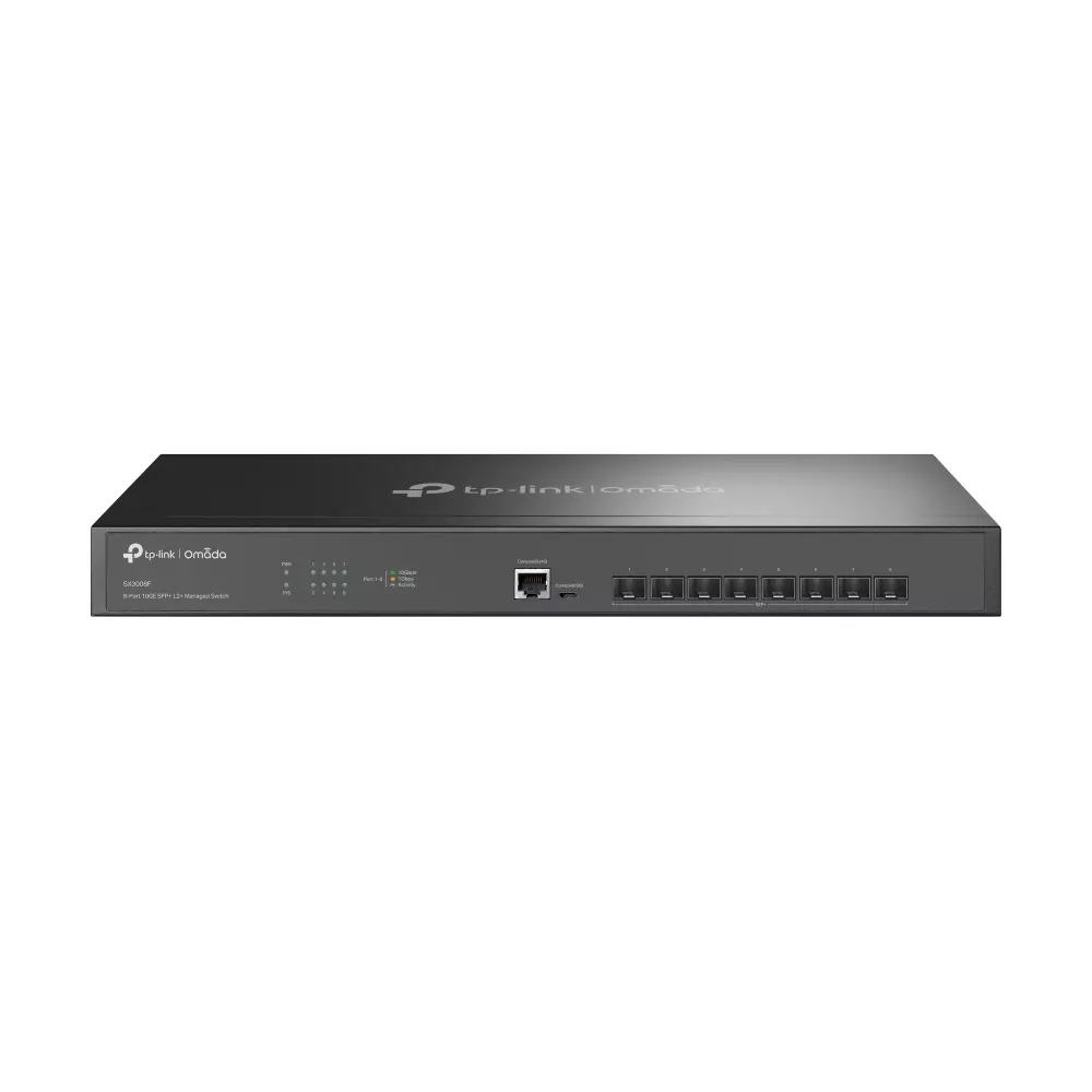 TP-LINK JetStream 8-Port 10GE SFP+ L2+ Managed Switch SX3008F