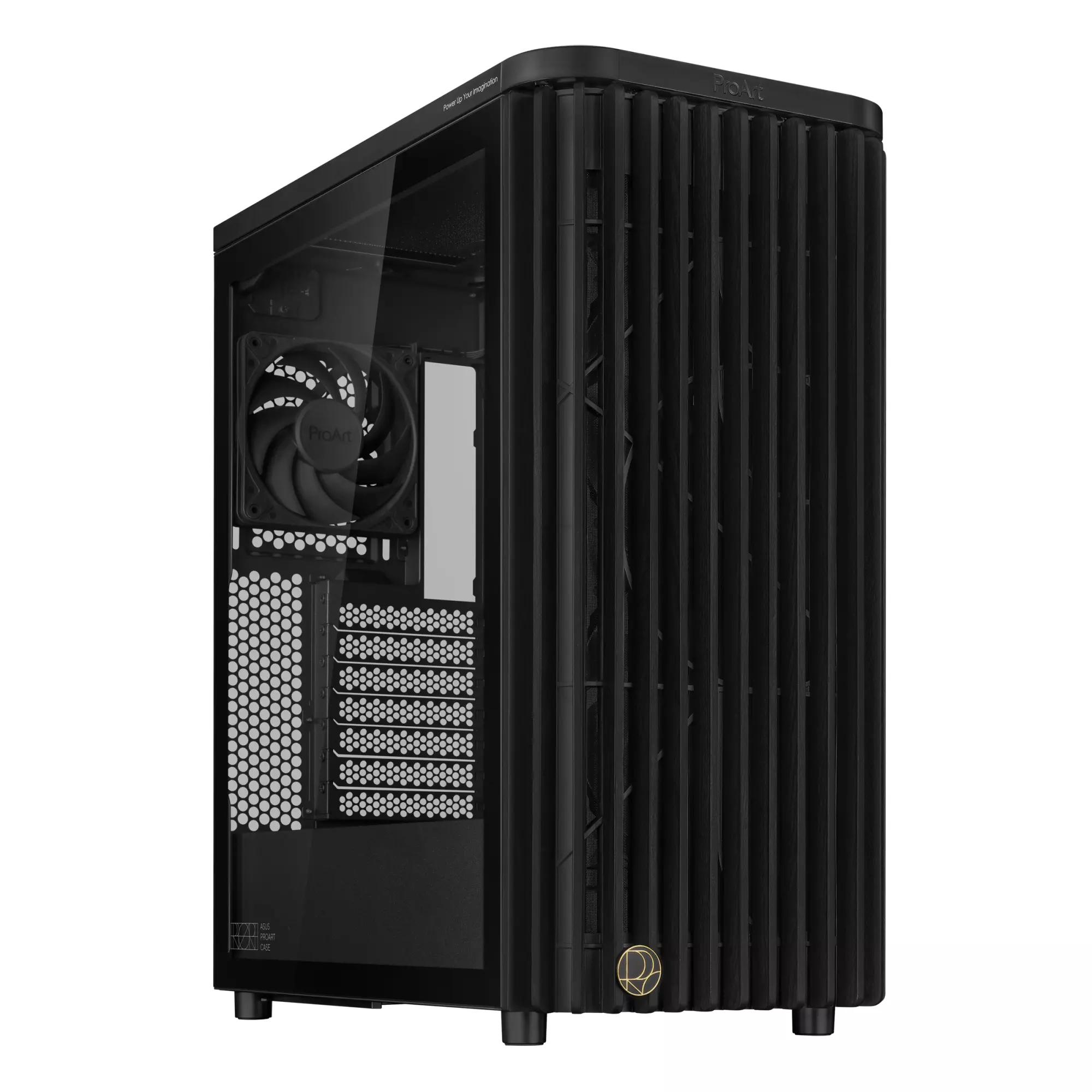 ASUS Proart PA401 Mid Tower (sort) ATX, 3x pre-installed fans, Tempered Glass 90DC00M0-B39020