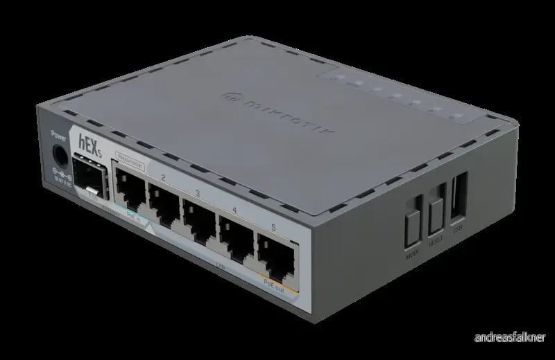 MIKROTIK hEX S (2025 version) with RouterOS L4, desktop case E60iUGS