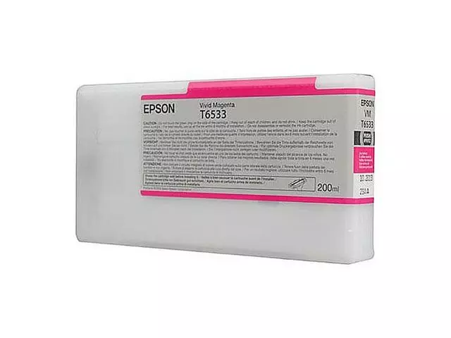 EPSON Vivid Magenta Ink Cartridge 200 ml (T653) C13T653300