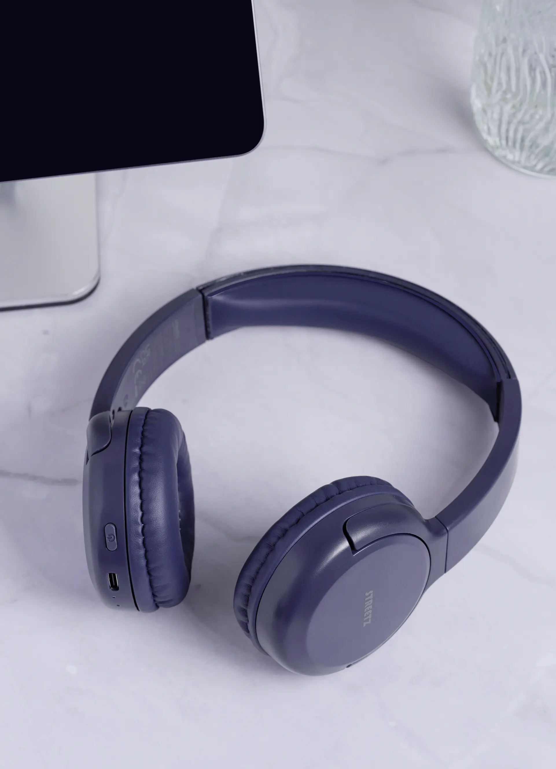 STREETZ BT210 Bluetooth headphones, mic, foldable, blue BT210-BLU