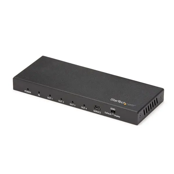 STARTECH 4 PORT 4K HDMI SPLITTER 1X4 WAY HDMI 2.0 SPLITTER ACCS ST124HD202