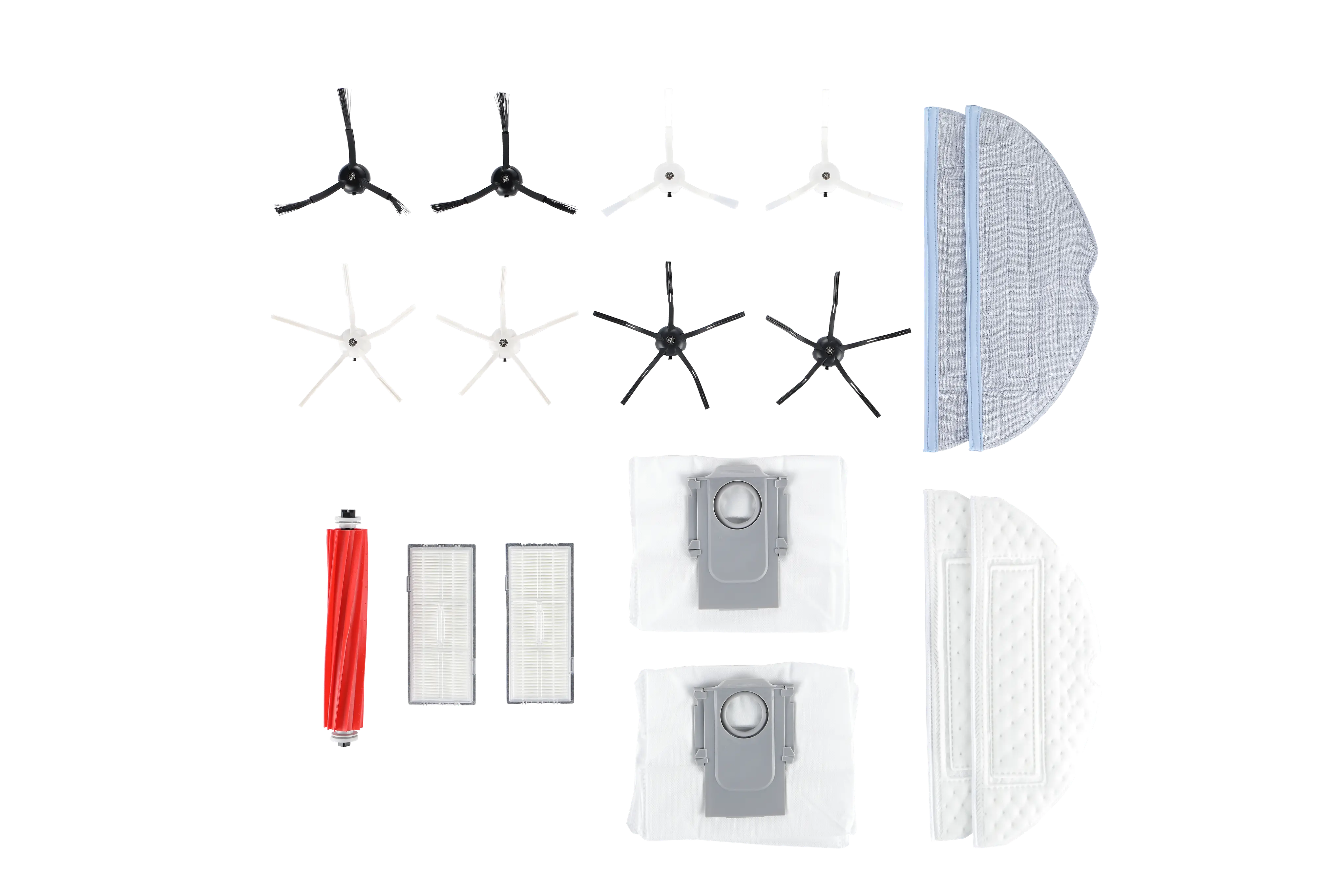 Nordic Quality 17 Pcs kit for Roborock,S7/S7+/T8/G10/G10S/G10sPro RFK003