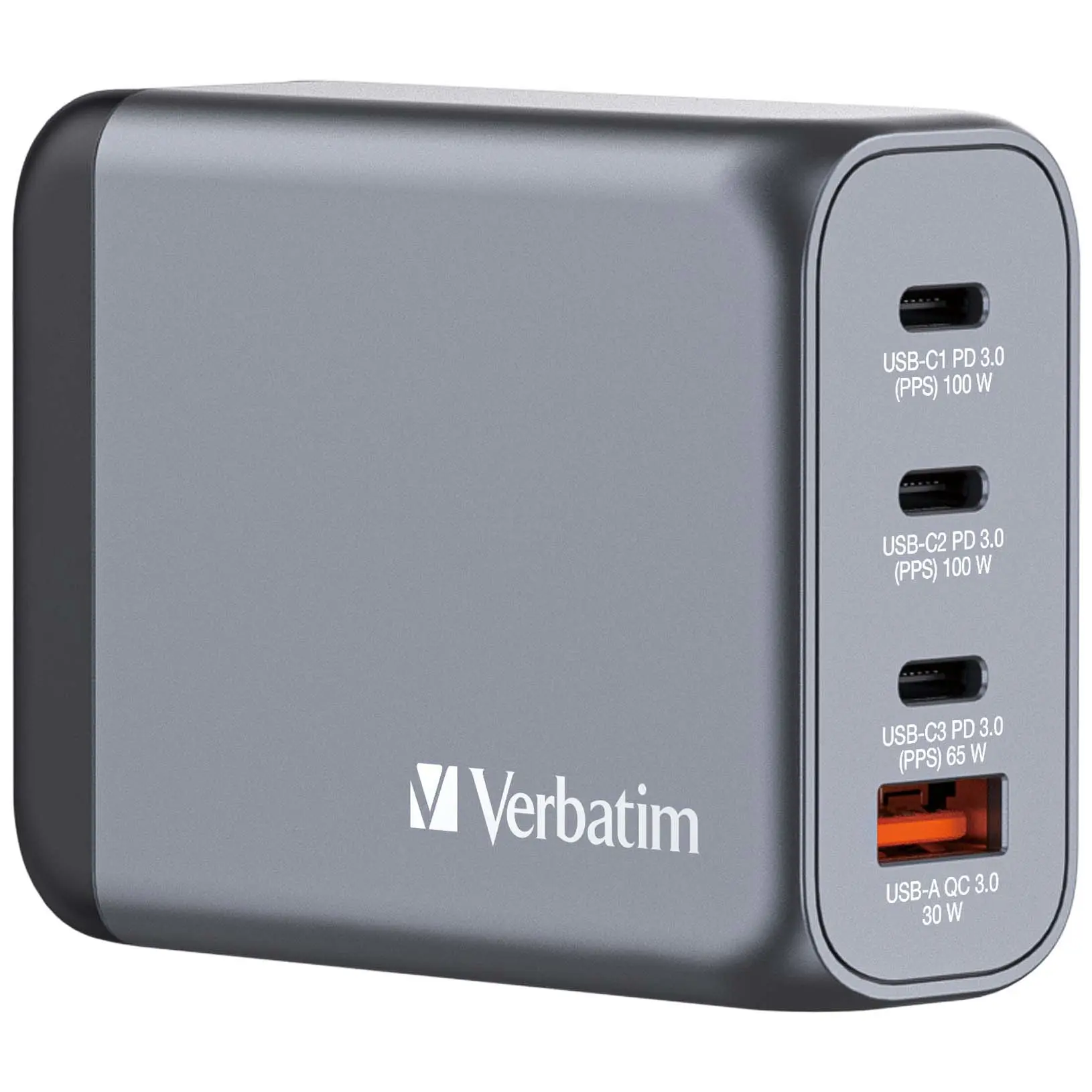 VERBATIM GNC-35 GaN Charger 100W with 1 x USB-C® PD 100W 32202