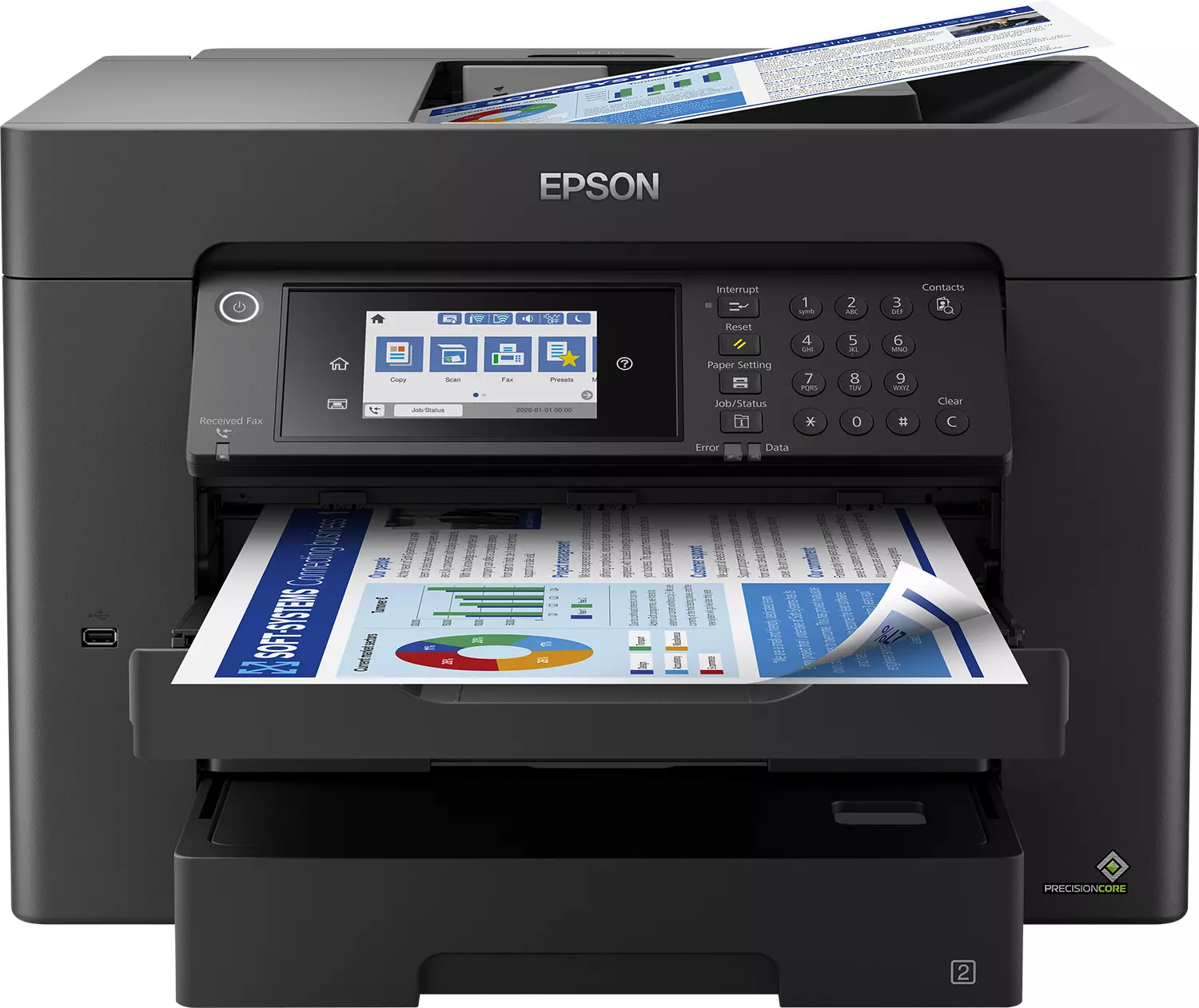EPSON WorkForce WF-7840DTW 12ppm MFP color C11CH67402