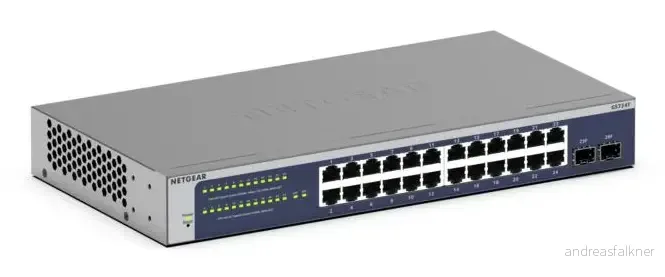 NETGEAR GS724T 24 Port Gigabit Smart Switch GS724T-600EUS