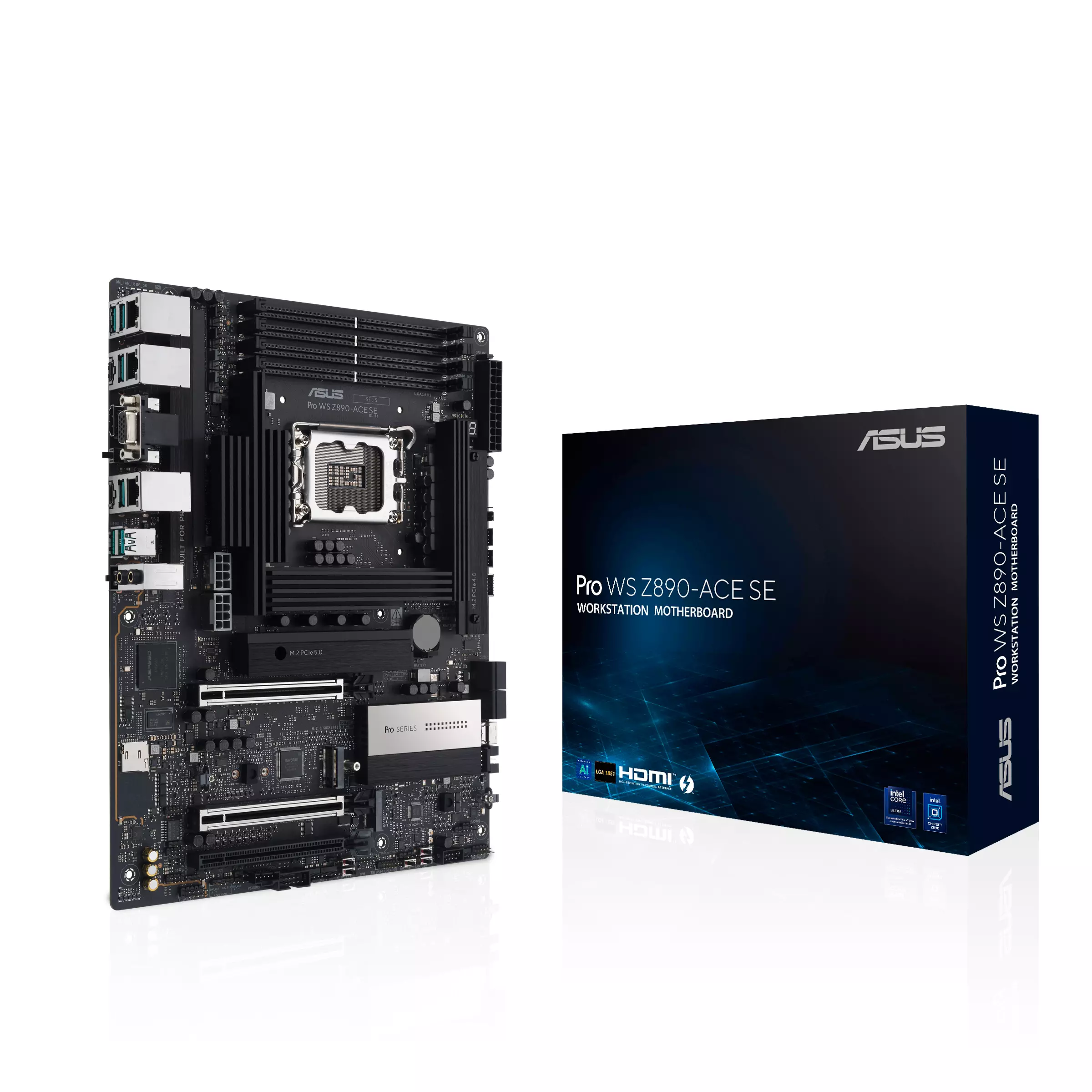 ASUS PRO WS Z890-ACE SE LGA1851 ATX MB DDR5 Thunderbolt 4 Type-C ports 4xM.2 90MB1JC0-M0EAY0 ASUS PRO WS Z890-ACE SE LGA1851 ATX MB DDR5 Thunderbolt 4 Type-C ports 4xM.2 90MB1JC0-M0EAY0