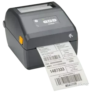 ZEBRA Thermal Transfer Cartridge Printer ZD421, 203 dpi, USB, USB Host, Ethernet, BTLE5, EU and UK Cords, Swiss Font, EZPL ZD4A042-C0EE00EZ