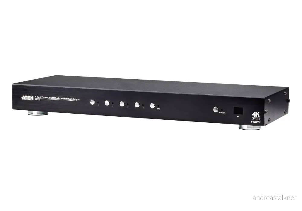 ATEN 4 Port True 4K HDMI Switch VS482B-AT-G