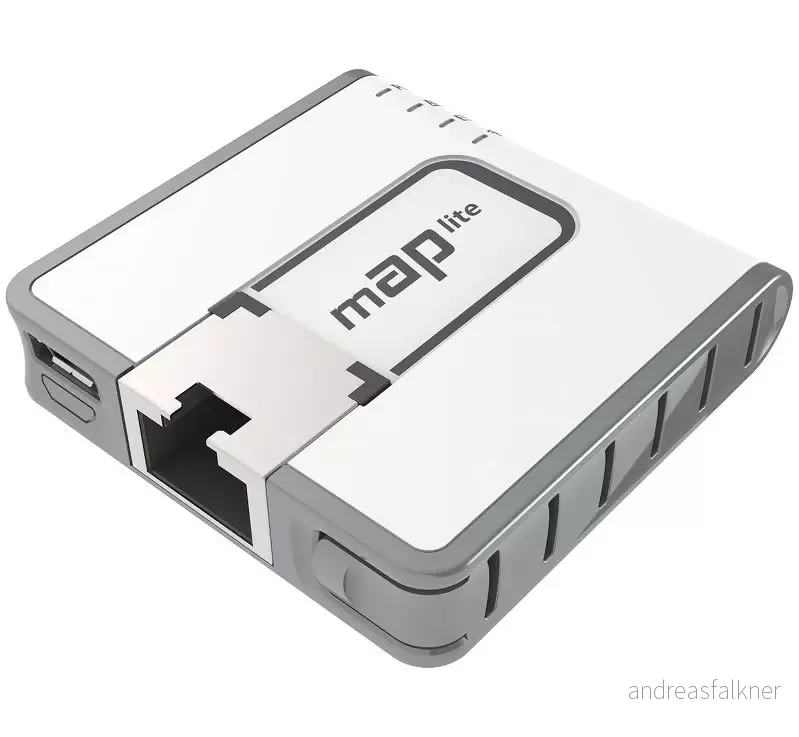 MIKROTIK mAP lite with 650Mhz CPU, 64MB RAM 1xLAN, built-in Dual Chain 2.4Ghz RBmAPL-2nD