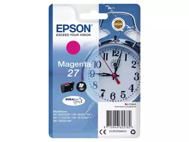 EPSON Ink/27 Alarm Clock 3.6ml MG C13T27034012