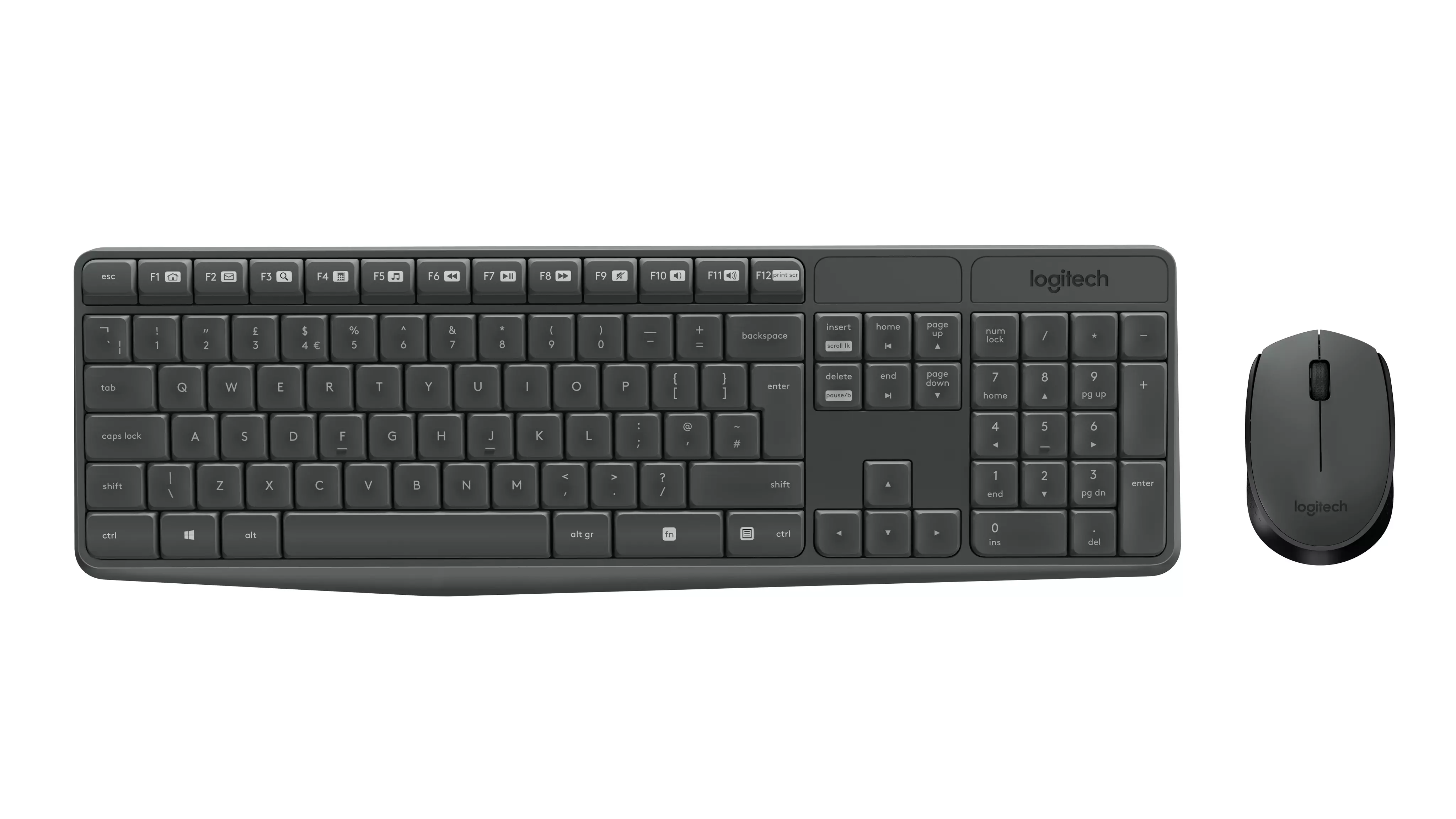 LOGITECH MK235 WIRELESS COMBO GREY - FRA . WRLS 920-007907