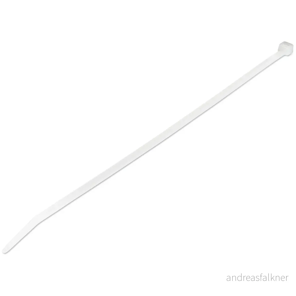 STARTECH 100 PACK 10 CABLE TIES -WHITE NYLON ZIP TIE WRAPS UL TAA ACCS CBMZT10N