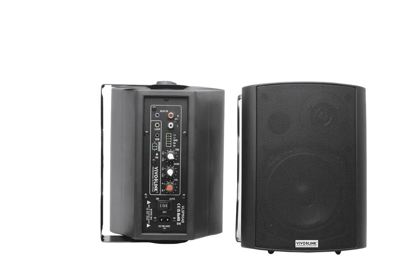 VIVOLINK Active Speaker Set, Black. VLSP65AB