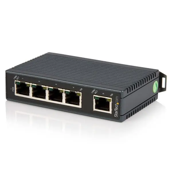 STARTECH 5-Port Industrial Ethernet Switch - DIN Rail Mountable IES5102