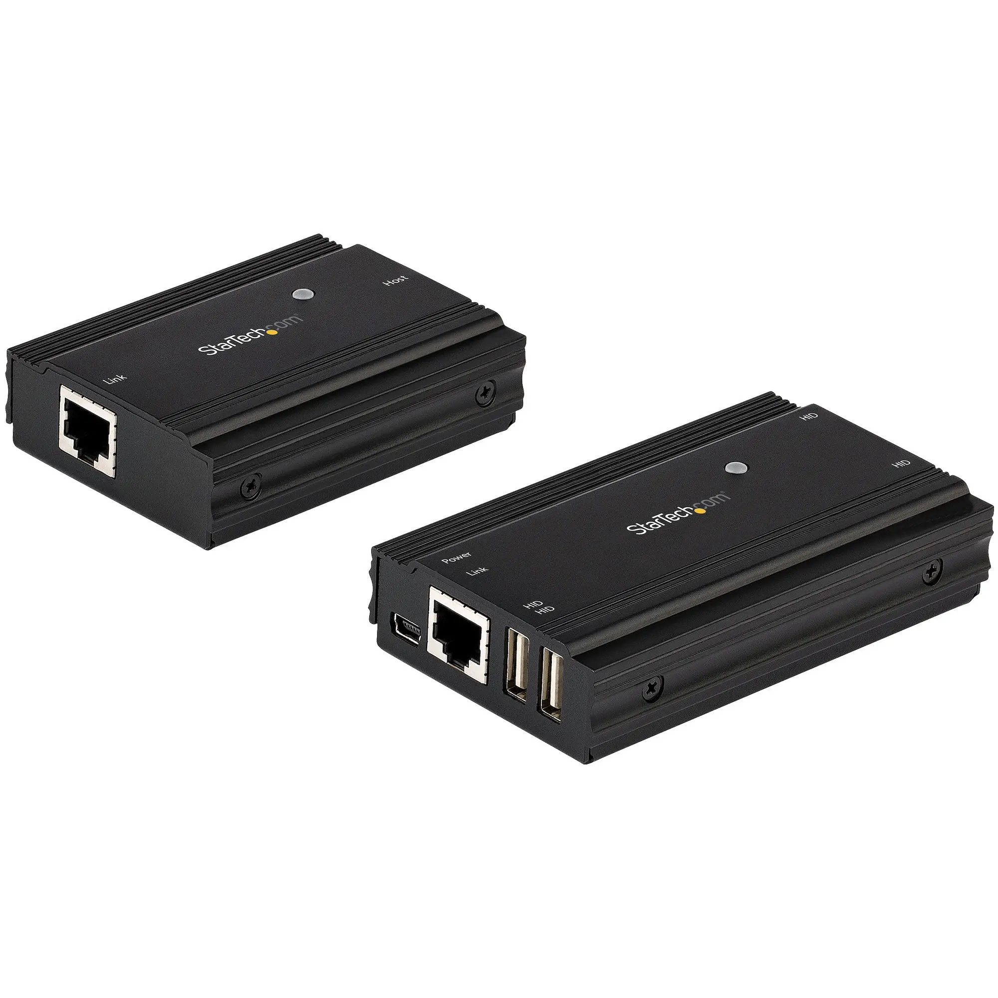 STARTECH 4-Port USB 2.0 Extender Hub over Single CAT5e/CAT6 Ethernet Cable RJ45 - 330ft USB Extender Hub Adapter Kit USB2004EXT100