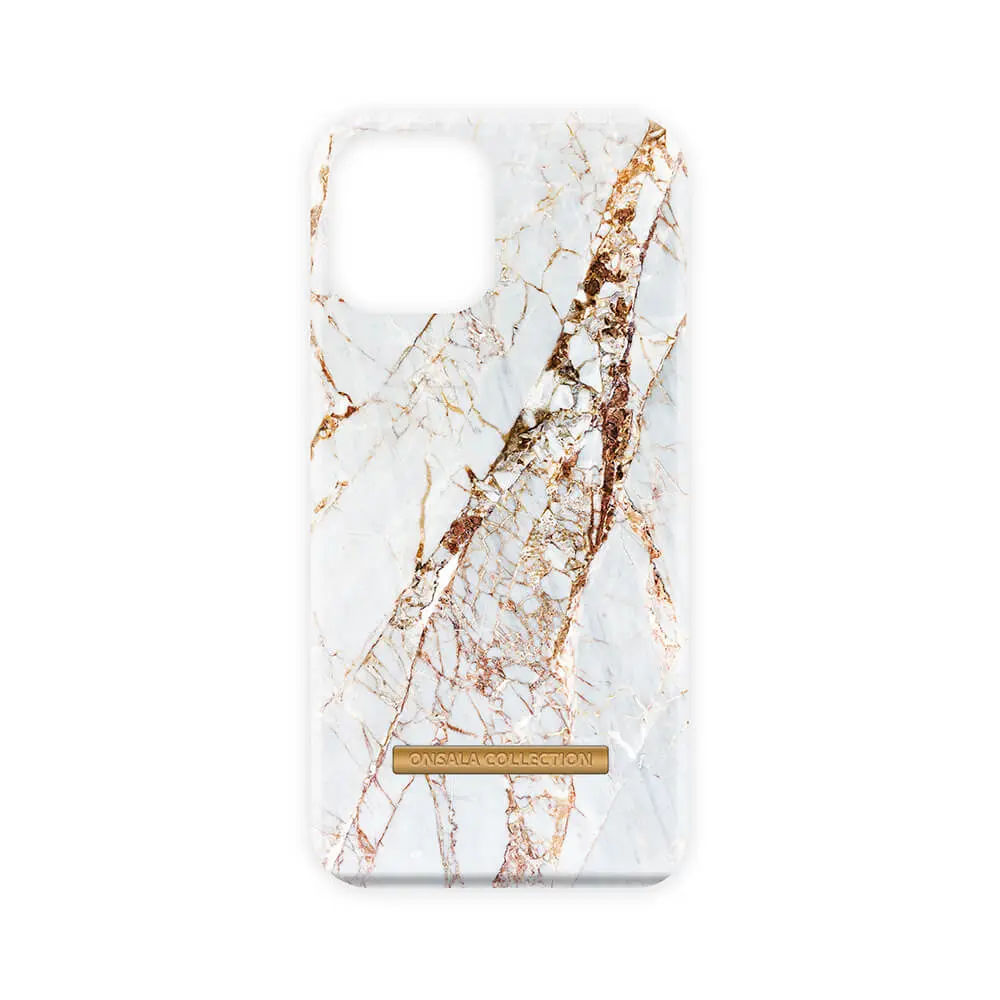 ONSALA COLLECTION Mobildeksel Soft White Rhino Marble iPhone 13 Pro 577153
