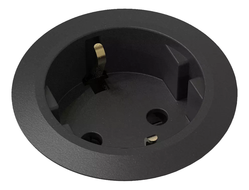 FORMING FUNCTION Powerdot MINI-Strøm Ø51mm , Høyde 65mm Sort 935-PM50
