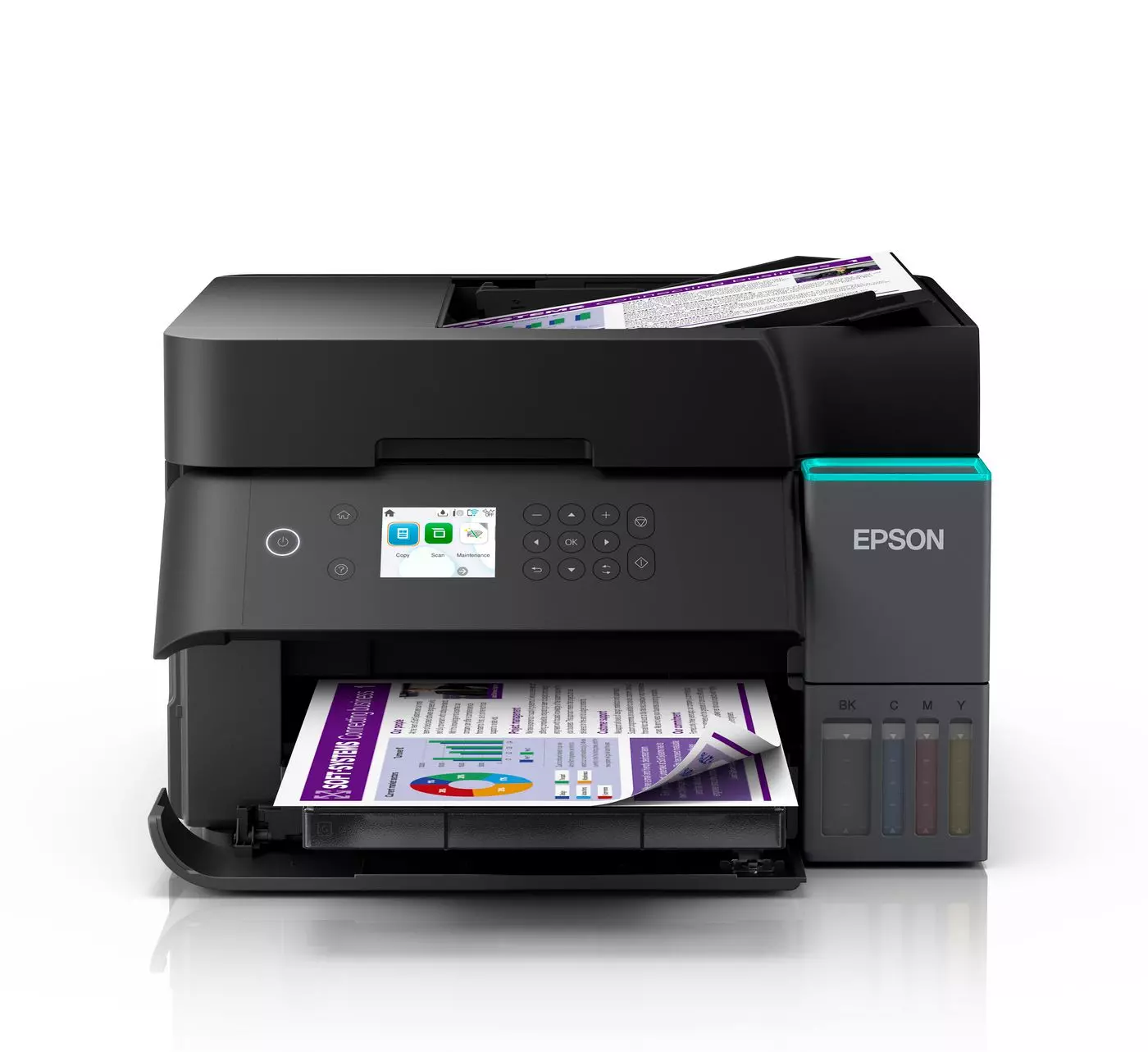 EPSON EcoTank ET-3950 Inkjet MFP A4 18ppm ISO USB WLAN Wi-Fi C11CL43402