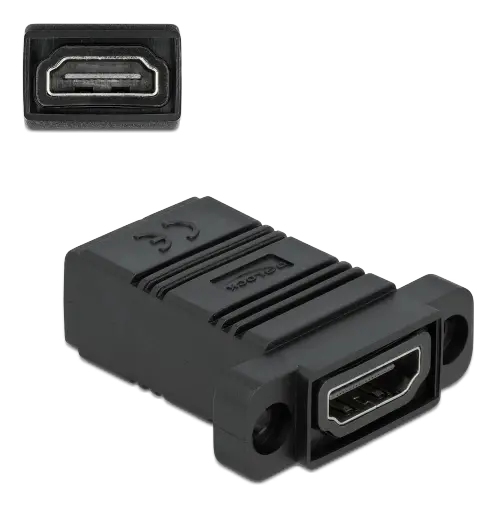 DELOCK Easy 45 HDMI Adapter straight 81307