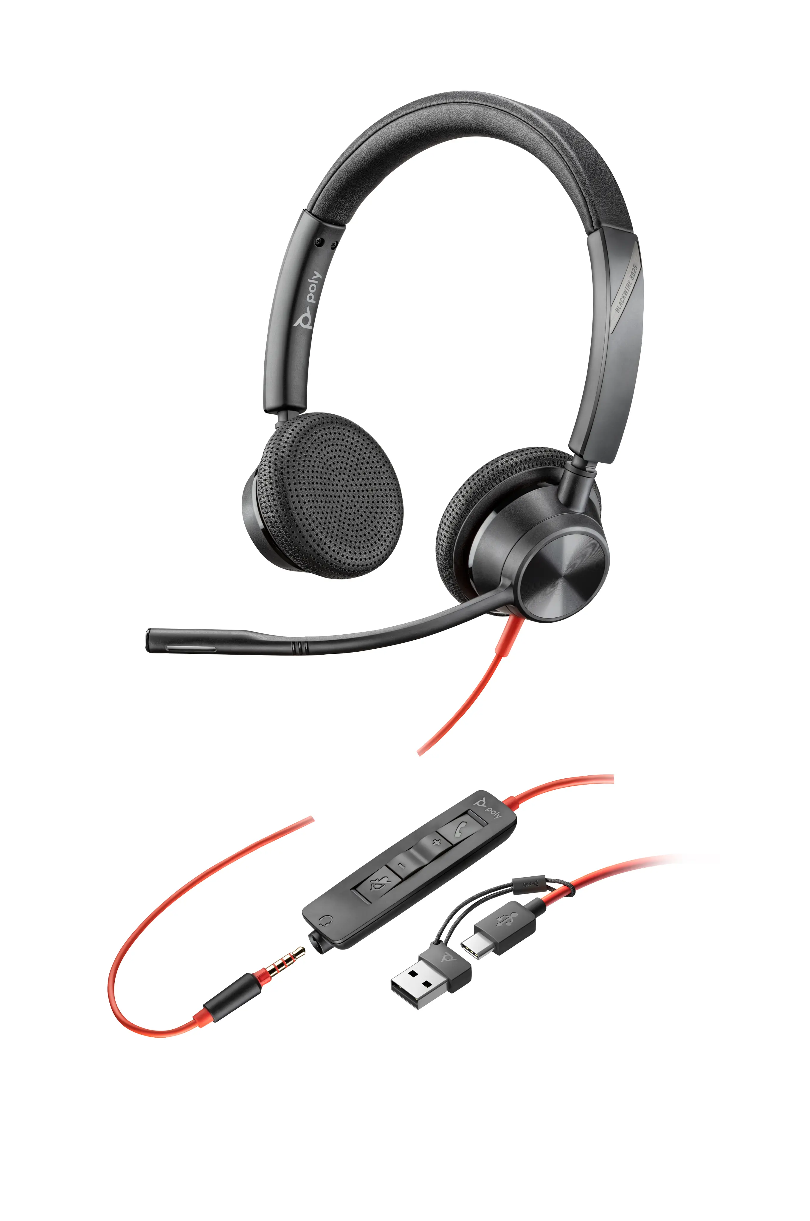 POLY BW 3325 USB-C HS+3.5mmP+USB-C/A 8X221AA