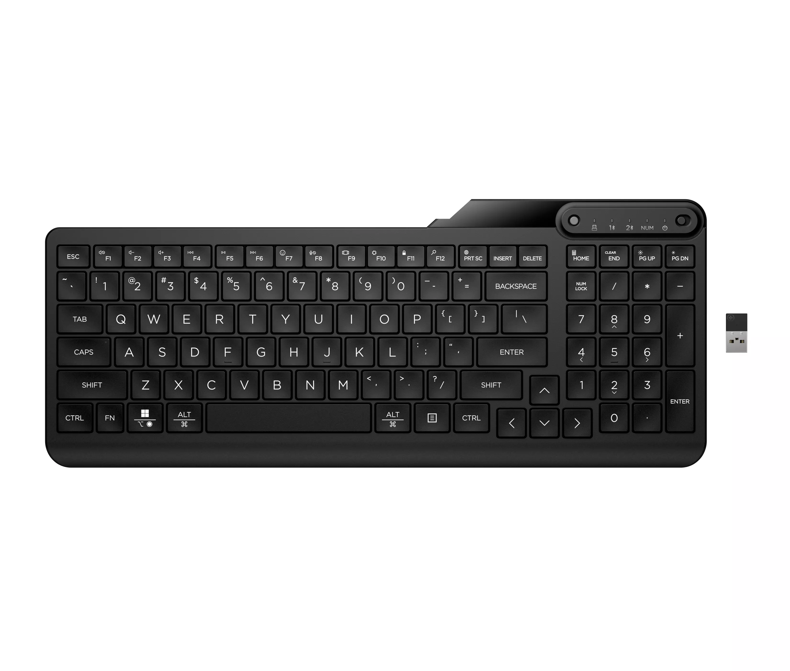 HP 475 Dual-Mode Wireless Keyboard 7N7B9AA#UUW