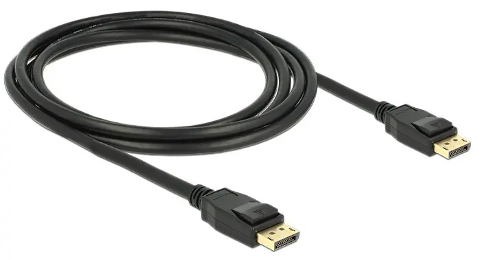 DELOCK Displayport 1.2 kabel 4K 60Hz 2m 83806